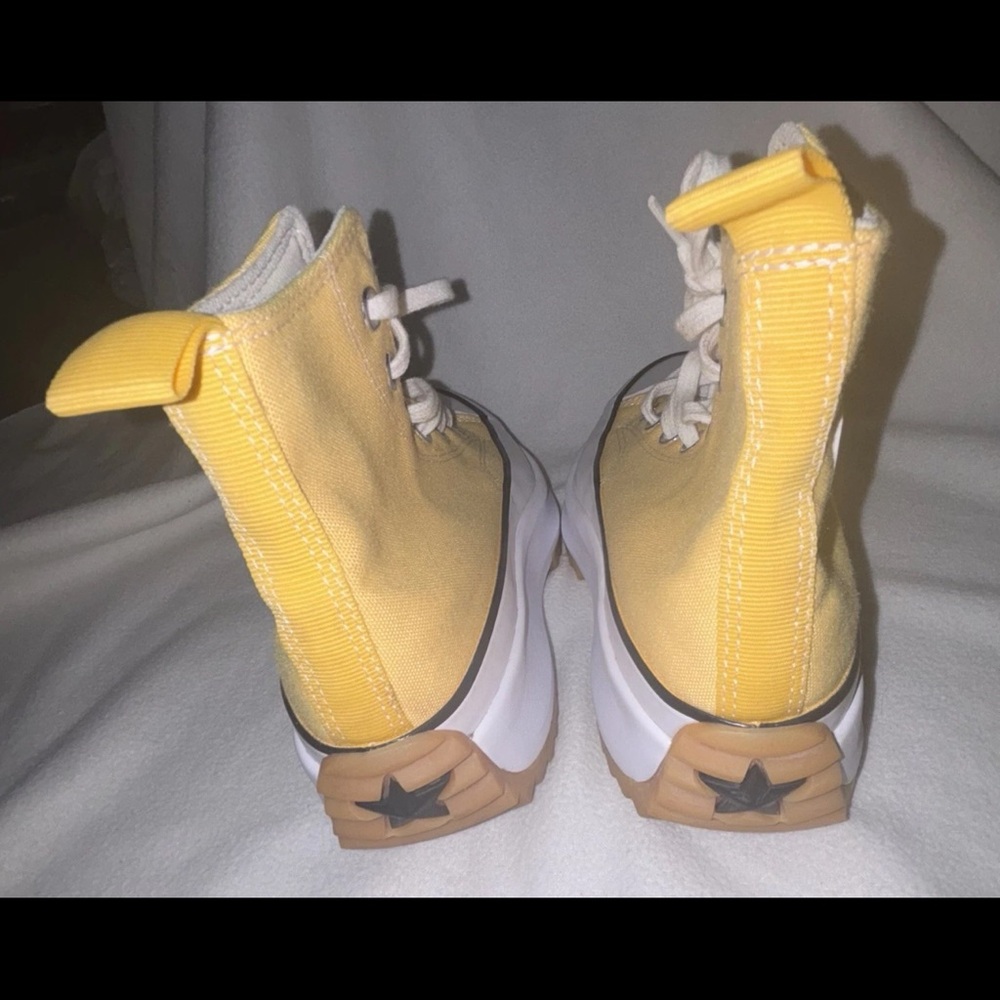 Converse Run Star Hike Hi Womens Size 6 Yellow Citron Zest Sneakers - Picture 4 of 9